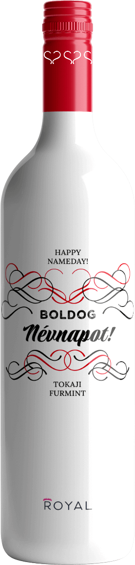Boldog névnapot – Tokaji Furmint félédes fehérbor